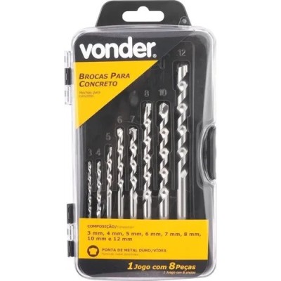 Broca De Widea Jogoo 03 A 12 com 08 Unidades | VONDER