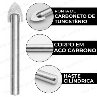 Broca para Vidro 5MM | ROCAST