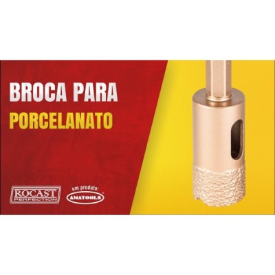 Broca Diam. para Porcelanato 13.0 MM | ROCAST