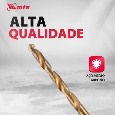 Broca Aço Rápido 6.0 MM Titanio Haste Sextavada | MTX