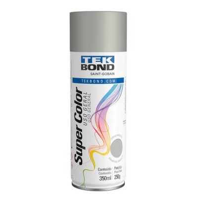 Tinta Spray Alumínio 350ml (250g) - Tekbond