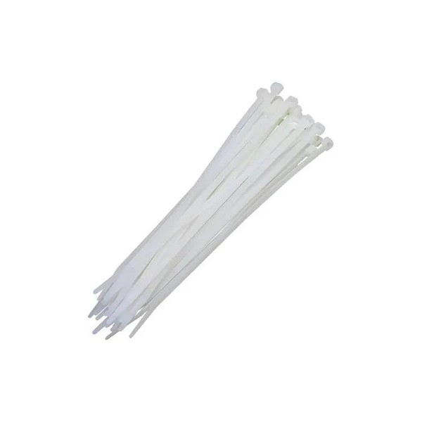 Abraçadeiras Nylon Enforca Gato 3,6 X 150mm branca 100 Unid.