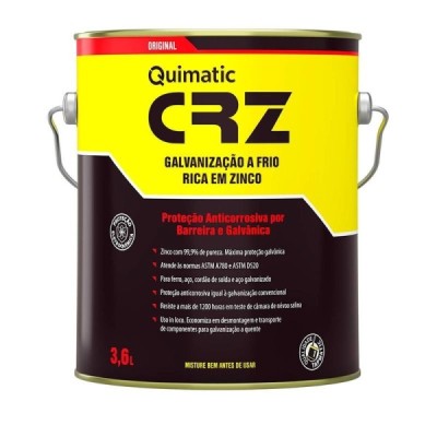 CRZ Composto para Galvanização a Frio 3,6 L Quimatic Tapmatic DB3