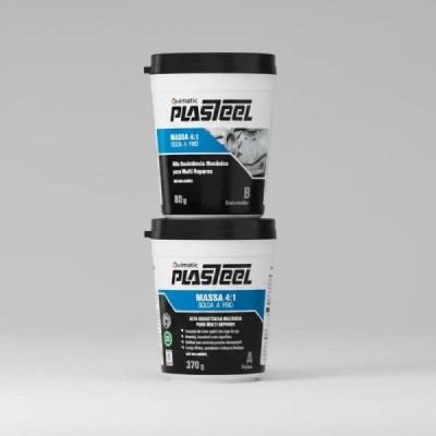 Plasteel Massa 4:1 Solda a Frio 450 g Quimatic Tapmatic PQ1
