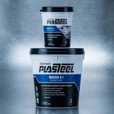 Plasteel Massa 4:1 Solda a Frio 1,8 kg Quimatic Tapmatic PQ2