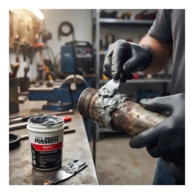 Plasteel Massa 1:1 Solda a Frio 450 g Quimatic Tapmatic PM1