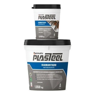 Plasteel Diamantado 4:1 2,3 kg Quimatic Tapmatic PD2