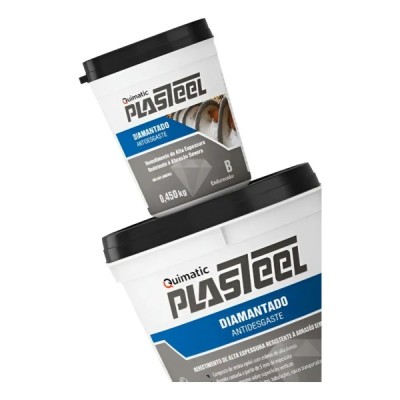 Plasteel Diamantado 4:1 2,3 kg Quimatic Tapmatic PD2