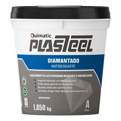 Plasteel Diamantado 4:1 2,3 kg Quimatic Tapmatic PD2
