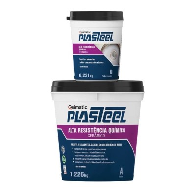 Plasteel Alta Resistência Química 1,457 kg Quimatic Tapmatic PA2