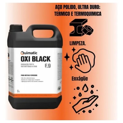 Oxiblack F9 Oxidação Preta a Frio 5 L Quimatic Tapmatic CA2