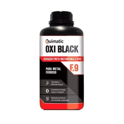 Oxiblack F9 Oxidação Preta a Frio 1 L Quimatic Tapmatic CA1