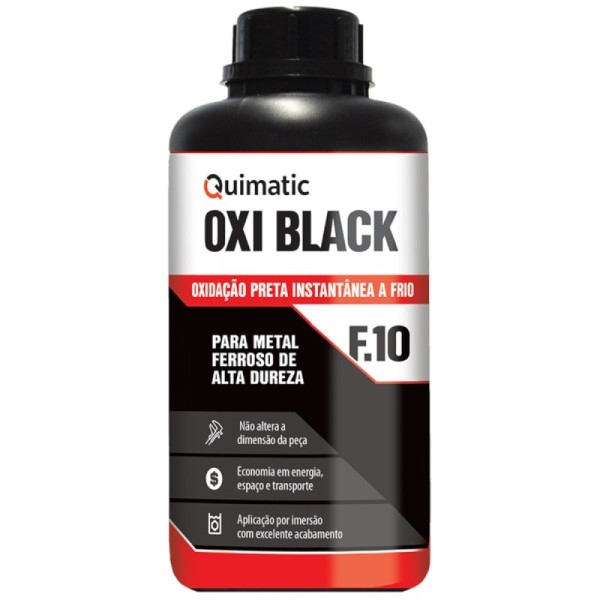 Oxiblack F10 Oxidação Preta a Frio 1 L Quimatic  CB1