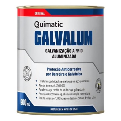 Galvalum Galvanização Aluminizada 900 mL Quimatic Tapmatic DA2