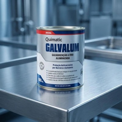 Galvalum Galvanização Aluminizada 900 mL Quimatic Tapmatic DA2
