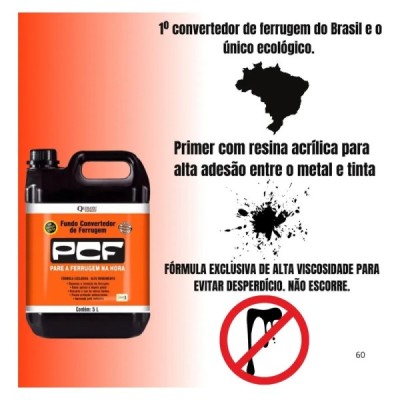 PCF Fundo Conversor de Ferrugem 5 L Quimatic Tapmatic DD4
