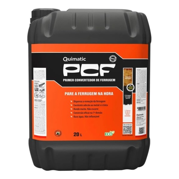 PCF Fundo Conversor de Ferrugem 20 L Quimatic  DD5