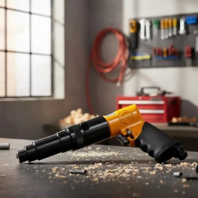 Parafusadeira Pneumática Tipo Pistola com Embreagem 1/4