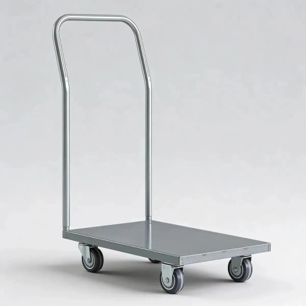Carro Plataforma de Metal 150 kg com Aba Dobrável