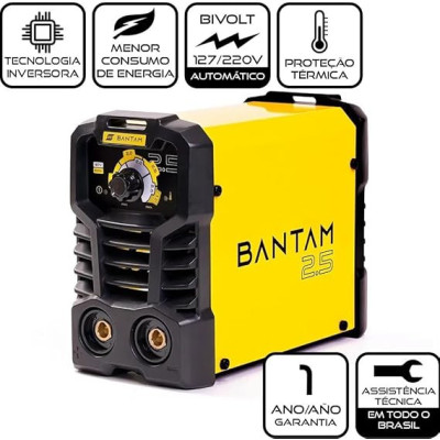 INVERSORA DE SOLDA BANTAM 2.5 DUAL VOLT. 127/220V