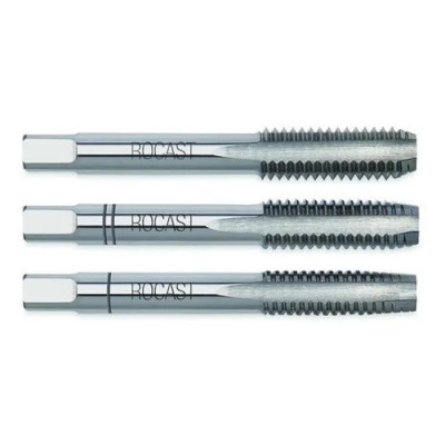 Jogo de macho man aço rapido m6x1.00mm jogo c/3 peças rocast