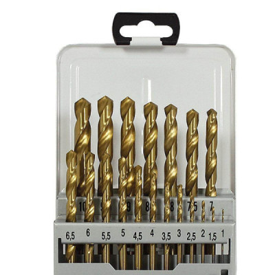 Kit de broca a/r 1.0 a 10.0 com 19 peÇas com titanio rocast