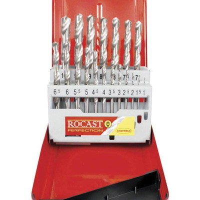Kit de broca a/r 1.0 a 10.0 com 19 peÇas rocast