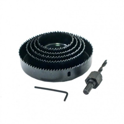 Kit Serra-Copo p/ Madeira Jogo c/ 08 pçs 64 a 127mm