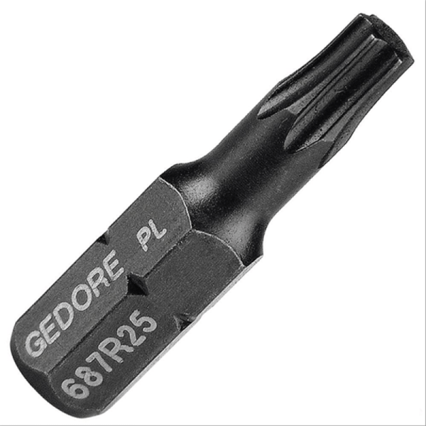 Bits Torx 1/4x25.4mm m3 687r25 t9 - Gedore