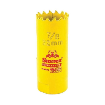 Serra copo 22mm - 7/8 fast cut fch0078-g starrett