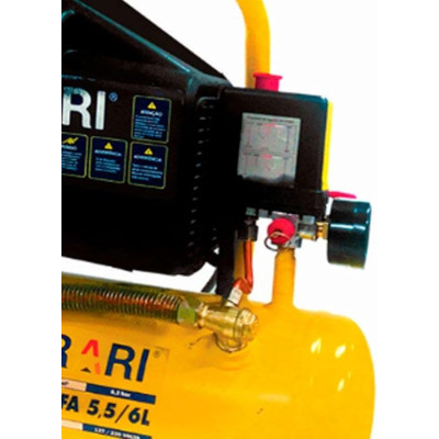 COMPRESSOR DE AR 1.0HP 5.5/6 L 220 MEGA AIR