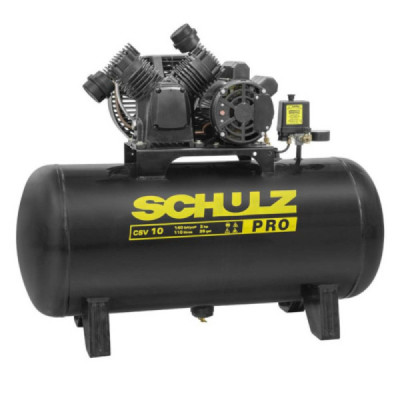 Compressor de ar 2.0HP 10/110L 140Lbs 220v Schulz