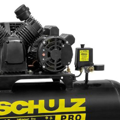 Compressor de ar 2.0HP 10/110L 140Lbs 220v Schulz