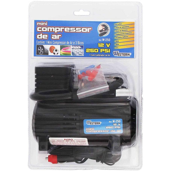 Compressor de Ar Mini 12V W-250 - Western