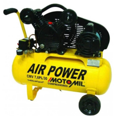 Compressor de ar 2.0hp 10/50 140lbs trif 220/380 motomil
