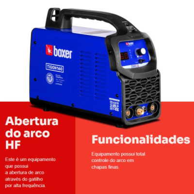 INVERSORA DE SOLDA 160A DC 220V TIGON160