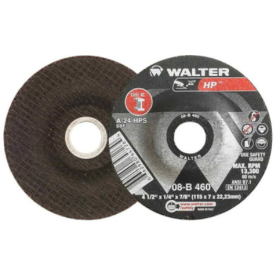 DISCO DE DESBASTE 4.1/2\"x1/4\"x7/8\" HP 08B460