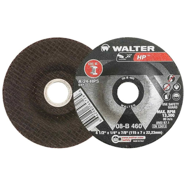 DISCO DE DESBASTE 4.1/2\"x1/4\"x7/8\" HP 08B460