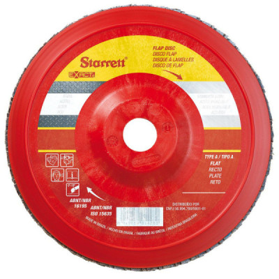 FLAP DISC 4.1/2\\" GR 80 COST. PVC EXACT