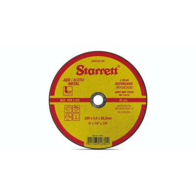 DISCO DE CORTE 9\"x1.9(5/64\")x7/8\" DAC230-24