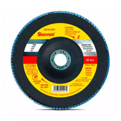 FLAP DISC 4.1/2\" GR 80 COST.FIBRA FDS115-80FC