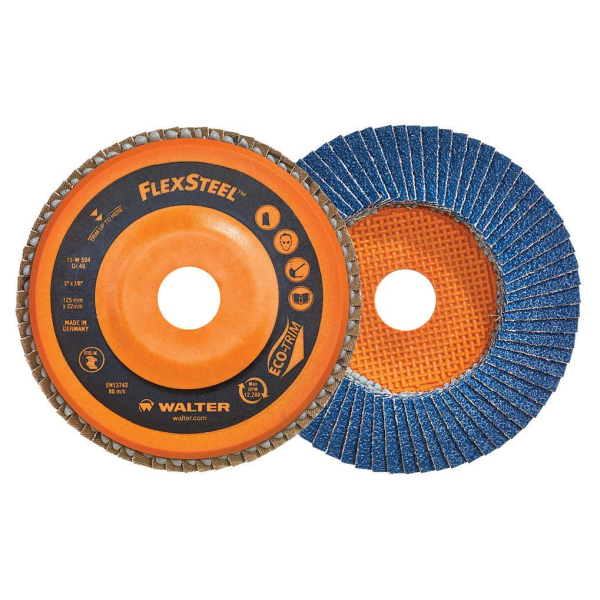 FLAP DISC 4.1/2\"x7/8\" GR 40 ALLSTEEL TURBO 15B454