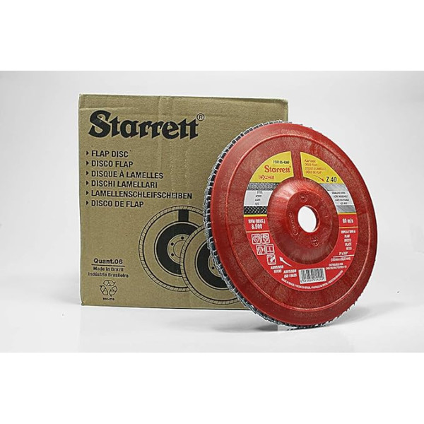 FLAP DISC 7\" GR 40 COSTA PVC EXACT FDX180-40NF