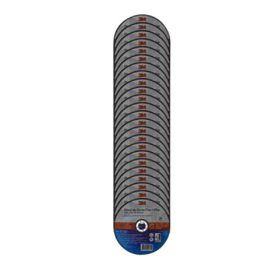 Disco corte metal/inox 3m i-plus 115x1,0x22,2mm kit com 25un
