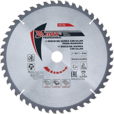 Serra Circular Wídea 12x48dx30f - MTX