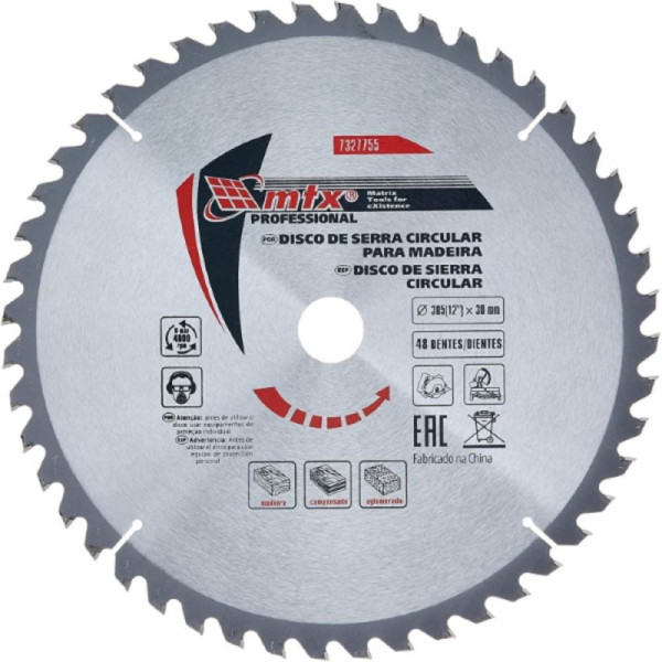 Serra Circular Wídea 12x48dx30f - MTX