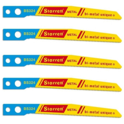 Kit c/ 5 Lâminas Serra Tico-Tico BS324 65mm 24D - Starrett