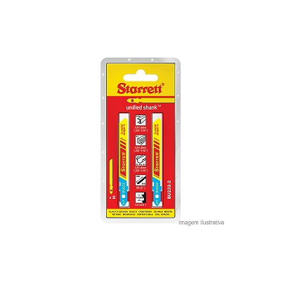 Kit c/ 2 Lâminas Serra Tico-Tico BU232-2 - Starrett