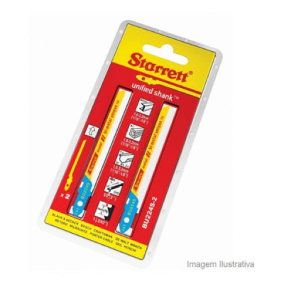 Kit c/ 2 Lâminas Serra Tico-Tico BU224-2 - Starrett