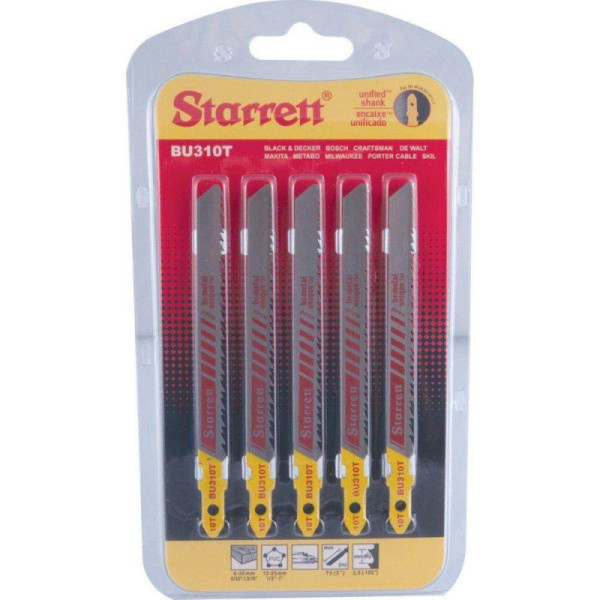 Kit c/ 5 Lâminas Serra Tico-Tico BU310T - Starrett